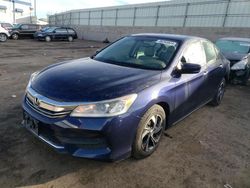 Honda Accord salvage cars for sale: 2017 Honda Accord LX