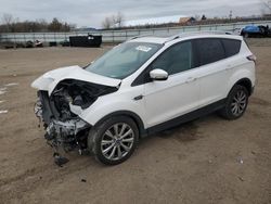 Ford Escape salvage cars for sale: 2017 Ford Escape Titanium