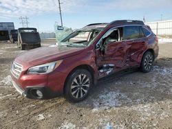 Subaru Vehiculos salvage en venta: 2015 Subaru Outback 2.5I Limited