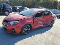 Toyota Corolla salvage cars for sale: 2016 Toyota Corolla L