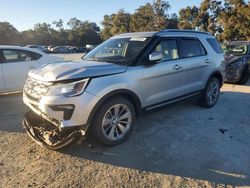 Salvage cars for sale from Copart Ocala, FL: 2019 Ford Explorer Limited