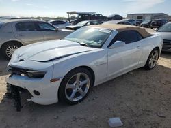 Chevrolet Camaro salvage cars for sale: 2015 Chevrolet Camaro LT