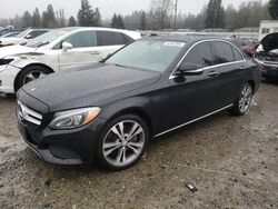 Mercedes-Benz salvage cars for sale: 2015 Mercedes-Benz C 300 4matic