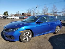 Honda salvage cars for sale: 2021 Honda Civic LX