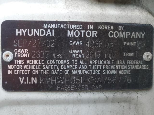 2003 Hyundai Sonata GLS