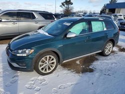 Volkswagen Golf salvage cars for sale: 2019 Volkswagen Golf Alltrack S