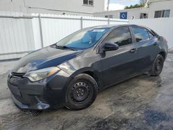 Toyota Corolla l Vehiculos salvage en venta: 2016 Toyota Corolla L