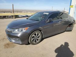 Salvage cars for sale from Copart Albuquerque, NM: 2016 Honda Accord EXL