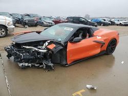 Chevrolet Corvette salvage cars for sale: 2021 Chevrolet Corvette Stingray 2LT