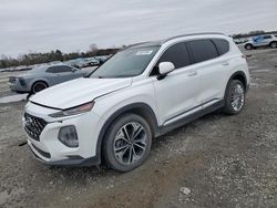 Hyundai salvage cars for sale: 2019 Hyundai Santa FE Limited