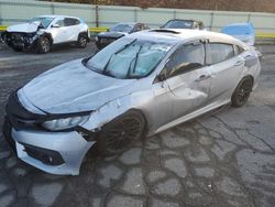 Salvage cars for sale from Copart Brookhaven, NY: 2017 Honda Civic EXL