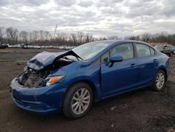 Honda salvage cars for sale: 2012 Honda Civic EX