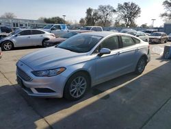 Ford Fusion salvage cars for sale: 2017 Ford Fusion SE