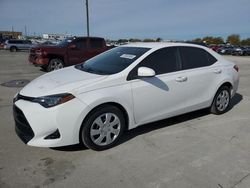 Toyota Corolla salvage cars for sale: 2018 Toyota Corolla L