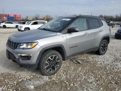 Jeep Compass salvage cars for sale: 2020 Jeep Compass Trailhawk