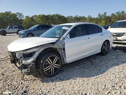 Vehiculos salvage en venta de Copart Houston, TX: 2017 Honda Accord Touring