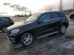 Mercedes-Benz m-Class salvage cars for sale: 2015 Mercedes-Benz ML 350 Bluetec