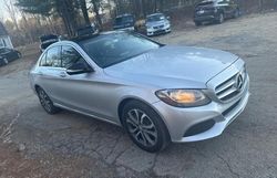 Mercedes-Benz c-Class salvage cars for sale: 2017 Mercedes-Benz C 300 4matic