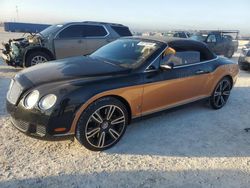 Bentley salvage cars for sale: 2010 Bentley Continental GTC