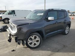 Jeep Renegade salvage cars for sale: 2018 Jeep Renegade Limited