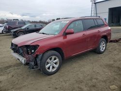 Toyota Highlander salvage cars for sale: 2010 Toyota Highlander SE