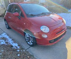 Fiat 500 salvage cars for sale: 2015 Fiat 500 Sport