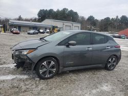 Nissan salvage cars for sale: 2018 Nissan Leaf S