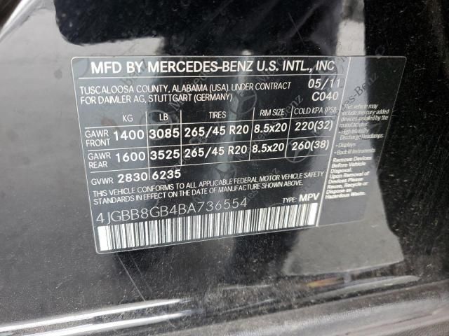 2011 Mercedes-Benz ML 350 4matic