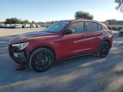 Alfa Romeo salvage cars for sale: 2021 Alfa Romeo Stelvio Sport