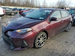 Salvage cars for sale from Copart Leroy, NY: 2017 Toyota Corolla L