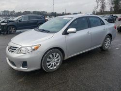 Salvage cars for sale from Copart Dunn, NC: 2013 Toyota Corolla Base