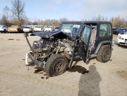 Jeep salvage cars for sale: 1998 Jeep Wrangler / TJ SE