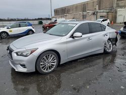 Infiniti salvage cars for sale: 2019 Infiniti Q50 Luxe