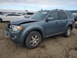 Vehiculos salvage en venta de Copart Woodhaven, MI: 2012 Ford Escape Limited