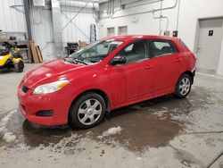 Toyota Corolla salvage cars for sale: 2010 Toyota Corolla Matrix