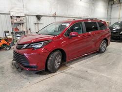 Toyota salvage cars for sale: 2024 Toyota Sienna LE