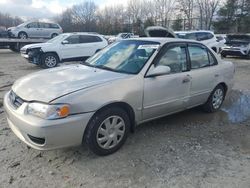 Toyota Corolla Vehiculos salvage en venta: 2001 Toyota Corolla CE