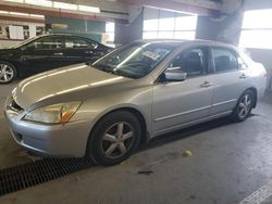 Honda Accord salvage cars for sale: 2003 Honda Accord EX