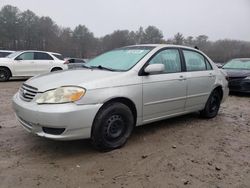 Toyota salvage cars for sale: 2003 Toyota Corolla CE