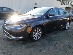 Chrysler salvage cars for sale: 2015 Chrysler 200 C