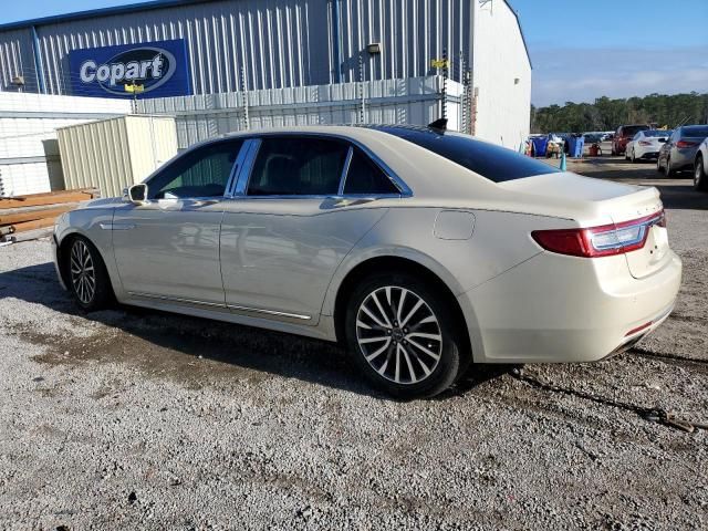 2018 Lincoln Continental Select