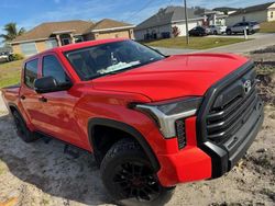 Toyota Tundra salvage cars for sale: 2022 Toyota Tundra Crewmax SR