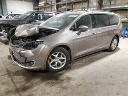 Chrysler Pacifica Touring l Plus salvage cars for sale: 2017 Chrysler Pacifica Touring L Plus