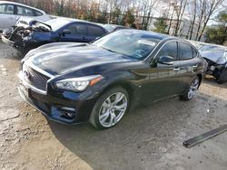 Infiniti salvage cars for sale: 2017 Infiniti Q70 3.7