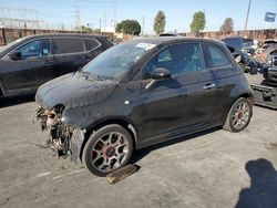 Fiat 500 salvage cars for sale: 2015 Fiat 500 Sport