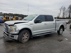 Vehiculos salvage en venta de Copart Dunn, NC: 2016 Ford F150 Supercrew