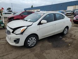 Vehiculos salvage en venta de Copart Woodhaven, MI: 2017 Mitsubishi Mirage G4 ES