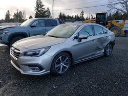 Subaru Legacy salvage cars for sale: 2018 Subaru Legacy 3.6R Limited