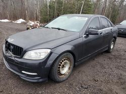 Mercedes-Benz c-Class salvage cars for sale: 2011 Mercedes-Benz C 250 4matic