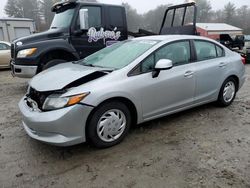 Honda salvage cars for sale: 2012 Honda Civic LX